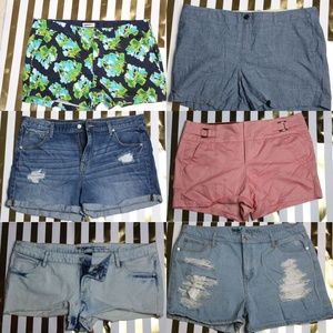 8 pairs of Shorts Sz 18 (highwaist)